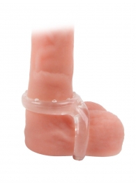 Прозрачное двойное эрекционное кольцо - Sex Expert - в Курске купить с доставкой