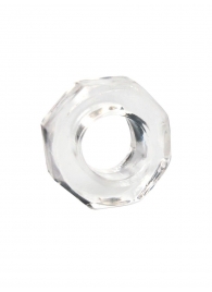Прозрачное эрекционное кольцо в форме гайки - Sex Expert - в Курске купить с доставкой