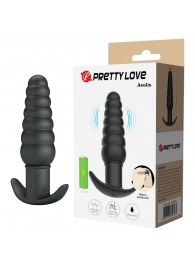 Черный анальный вибростимулятор Aeolis - 11 см. - Baile