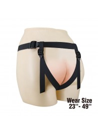 Черные трусики харнесс с платформой Caludio I - Baile - купить с доставкой в Курске