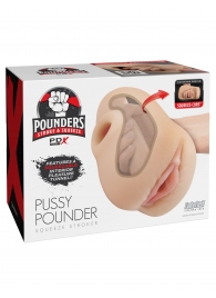 Телесный мастурбатор-вагина Pussy Pounder Squeeze Stroker - Pipedream - в Курске купить с доставкой