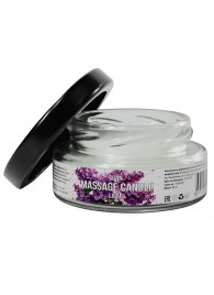 Массажная свеча «Сирень» - 50 мл. - SGAN - купить с доставкой в Курске