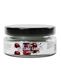 Массажная свеча «Спелая вишня» - 50 мл. - SGAN - купить с доставкой в Курске