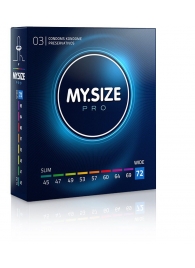 Презервативы MY.SIZE размер 72 - 3 шт. - My.Size - купить с доставкой в Курске
