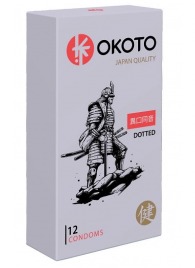 Точечные презервативы OKOTO Dotted - 12 шт. - Sitabella - купить с доставкой в Курске