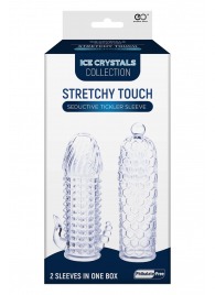 Набор из 2 прозрачных насадок на член Seductive Tickler Sleeves Set - NMC - в Курске купить с доставкой