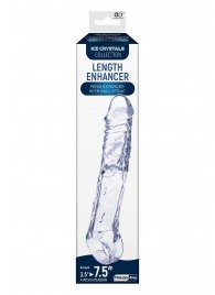 Прозрачная насадка-удлинитель Length Enhancer с подхватом - 22,3 см. - NMC - в Курске купить с доставкой