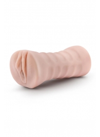 Телесный мастурбатор-вагина Ayumi с вибрацией - Blush Novelties - в Курске купить с доставкой