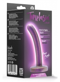 Фиолетовая насадка с гладкой поверхностью Surrender 4.75 Inch Beginner Pegging Dildo - 12 см. - Blush Novelties - купить с доставкой в Курске