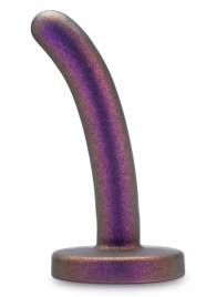 Фиолетовая насадка с гладкой поверхностью Surrender 4.75 Inch Beginner Pegging Dildo - 12 см. - Blush Novelties - купить с доставкой в Курске