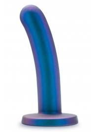 Синяя насадка с гладкой поверхностью Surrender 5.75 Inch Intermediate Pegging Dildo - 14,6 см. - Blush Novelties - купить с доставкой в Курске