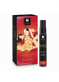 Оральный спрей Waves of Pleasure с ароматом клубники и шампанского - 20 мл. - Shunga - купить с доставкой в Курске