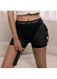 Трусики-шорты для фиксации насадок Strap-on-me Harness Lingerie Halo - size M - Strap-on-me - купить с доставкой в Курске