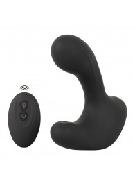 Черная анальная вибропробка с функцией расширения RC Butt Plug with 3 functions - Orion - в Курске купить с доставкой