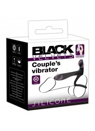 Черная насадка на член с вибрацией Couple’s Vibrator - Orion - в Курске купить с доставкой