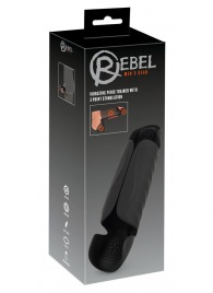 Черный вибромастурбатор с трехточечной стимуляцией Penis Trainer with 3 Point Stimulation - Orion - в Курске купить с доставкой