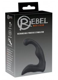 Черный перезаряжаемый стимулятор простаты с вибрацией - 14,6 см. - Orion - в Курске купить с доставкой