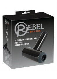 Черный мастурбатор с удобной ручкой Masturbator with 2 Functions - Orion - в Курске купить с доставкой