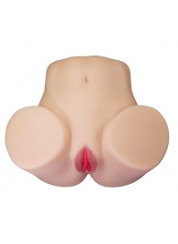 Телесный мастурбатор Julia с 2 любовными каналами - Baile - в Курске купить с доставкой