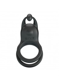 Черное перезаряжаемое виброкольцо Goodwin - Baile - в Курске купить с доставкой