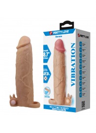 Телесная насадка на пенис Xerxes - 22 см. - Baile - в Курске купить с доставкой