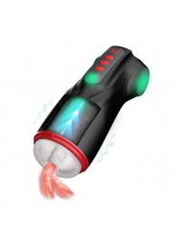 Интерактивный мастурбатор Raven с вакуумом, вибрацией и подсветкой - Shots Media BV - в Курске купить с доставкой