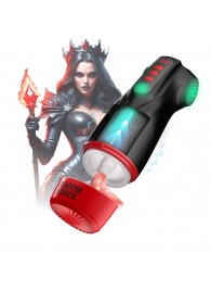 Интерактивный мастурбатор Raven с вакуумом, вибрацией и подсветкой - Shots Media BV - в Курске купить с доставкой