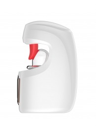 Белый мастурбатор с язычком и возвратно-поступательными движениями - Secwell - в Курске купить с доставкой