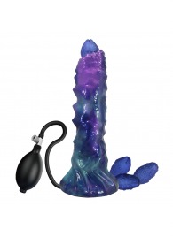 Фиолетовый яйцеродящий фаллоимитатор Duskwalker Sentinal на присоске - 22,4 см. - Baile - купить с доставкой в Курске