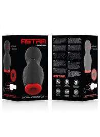 Черно-красный мастурбатор с вибрацией и всасыванием - JAMYJOB - в Курске купить с доставкой