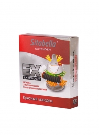 Стимулирующая насадка Sitabella Extender  Красный молодец - Sitabella - купить с доставкой в Курске