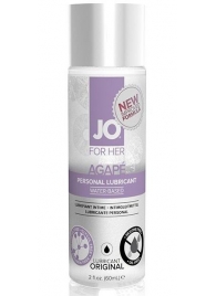 Лубрикант на водной основе для женщин JO AGAPE LUBRICANT ORIGINAL - 60 мл. - System JO - купить с доставкой в Курске