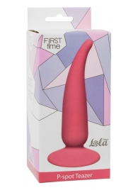 Розовая анальная пробка P-spot Teazer Pink - 12,2 см. - Lola Games - в Курске купить с доставкой