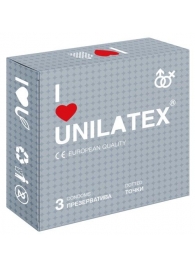 Презервативы с точками Unilatex Dotted - 3 шт. - Unilatex - купить с доставкой в Курске