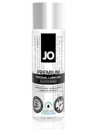 Охлаждающий лубрикант на силиконовой основе JO Personal Premium Lubricant Cooling - 60 мл. - System JO - купить с доставкой в Курске