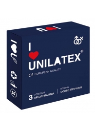 Ультрапрочные презервативы Unilatex Extra Strong - 3 шт. - Unilatex - купить с доставкой в Курске