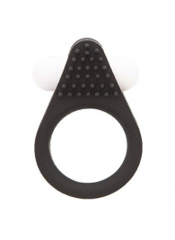 Чёрное эрекционное кольцо LIT-UP SILICONE STIMU RING 1 BLACK - Dream Toys - в Курске купить с доставкой