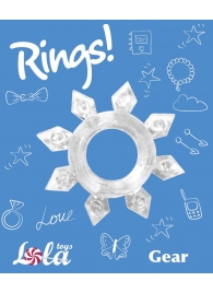 Прозрачное эрекционное кольцо Rings Gear - Lola Games - в Курске купить с доставкой