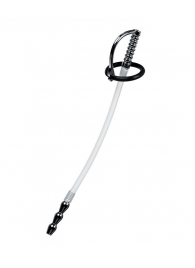 Силиконовый уретральный плаг со сменными фиксирующими кольцами Metal - ToyFa - купить с доставкой в Курске