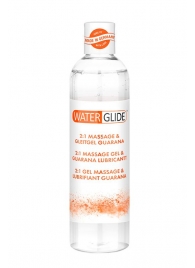 Гель-смазка 2-в-1 MASSAGE   LUBRICANT GUARANA - 300 мл. - Waterglide - купить с доставкой в Курске