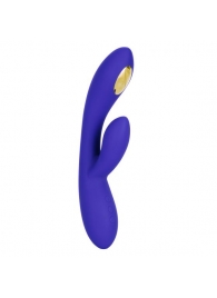 Фиолетовый вибратор с функцией электростимуляции Intimate E-Stimulator Dual Wand - 21,5 см. - California Exotic Novelties - купить с доставкой в Курске