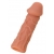 Телесная реалистичная насадка KOKOS Extreme Sleeve 05 с дополнительной стимуляцией - 12,7 см. - KOKOS - в Курске купить с доставкой