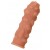 Телесная реалистичная насадка KOKOS Extreme Sleeve 11 с дополнительной стимуляцией - 12,7 см. - KOKOS - в Курске купить с доставкой