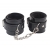 Черные оковы на ноги Obey Me Leather Ankle Cuffs - Chisa - купить с доставкой в Курске