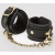 Черные наручники Bound to You Faux Leather Wrist Cuffs - Fifty Shades of Grey - купить с доставкой в Курске