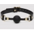 Черный кляп-шар Bound to You Faux Leather Ball Gag - Fifty Shades of Grey - купить с доставкой в Курске