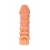 Телесная закрытая насадка с пупырышками Cock Sleeve Size M - 15,6 см. - KOKOS - в Курске купить с доставкой