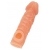 Телесная закрытая насадка с шершавой головкой Cock Sleeve Size M - 15,6 см. - KOKOS - в Курске купить с доставкой