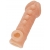 Телесная закрытая насадка с шишечками Cock Sleeve Size M - 15,6 см. - KOKOS - в Курске купить с доставкой