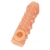 Телесная закрытая насадка с пучками шишечек Cock Sleeve Size M - 15,6 см. - KOKOS - в Курске купить с доставкой